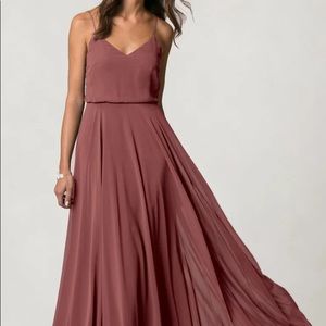 Jenny Yoo Inesse Dress Cinnamon Rose